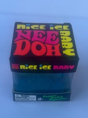 🧊 NEW NeeDoh Nice Ice Baby Blue Squish Toy NIB Viral Fidget Sensory